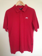 Vintage Y2K Helly Hansen red minimal polo t-shirt size XL