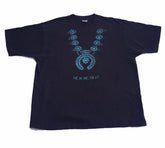 Vintage 90s New Mexico Navajo jewels Albuquerque USA souvenir black t-shirt size XL
