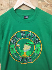 Vintage 90s green st Patrick’s day celebrations USA souvenir t shirt size L