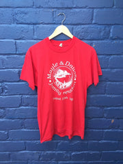 Vintage 90s Mayle & Dalton Family reunion 91’ USA funny quirky red t-shirt size large