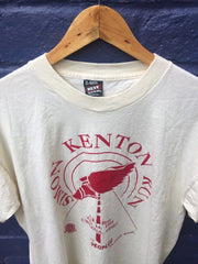 Vintage 90s USA Souvenir beige Simon Kenton Run Urbana Ohio t shirt size XL
