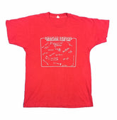 Vintage 80s Chaplin School Connecticut Graduating class of 1989 red t shirt size medium