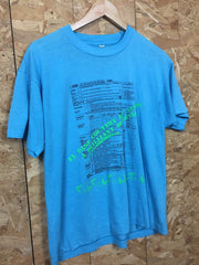Vintage 90s USA El Paso country day School Texas blue t shirt size large