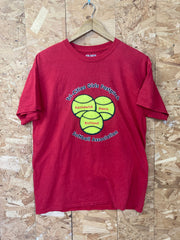 Vintage 90s 'Dairy Queen #14' Tri-City Girls Fastpitch Softball Association souvenir quirky t-shirt size medium