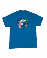 Vintage Y2K Rainforest Cafe Orlando USA souvenir blue t shirt size XL