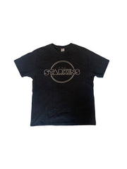 Vintage Y2K black Starkins British pop rock punk band quirky souvenir punk band t-shirt size large