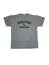 Vintage 90s CDC Correctional academy USA prison bootcamp souvenir grey t shirt size large by Russel Athletic