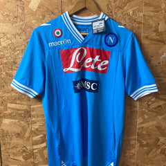 Napoli brand new milito 9 shhirt by macron size XL