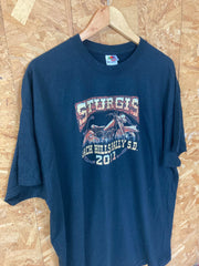 Vintage 00s Sturgis Blackhills Rally metal biker gang t shirt size XXL