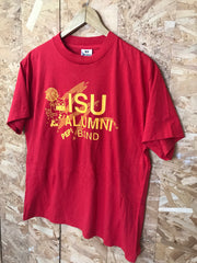 Vintage 90s 'We're the magic' ISU Alumni Pep Band souvenir quirky college team red yell