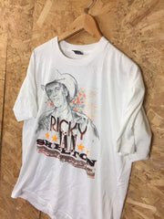 Vintage 93 Ricky Van Shelton country western music tour USA Souvenir t-shirt size XL