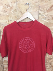Vintage 80s Kendal College Evanston Chicago IL red USA souvenir t shirt size large