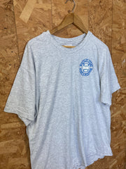 Vintage 90s quirky Misfeldt, stark, Richie & wickstrom attorney softball USA souvenir light grey t-shirt size XL