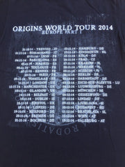 Vintage 00s  eluveitie tour 2014 German metal rock band t-shirt size small