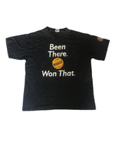 Vintage 90s Been There Won That Tunica Mississipi Grand Casino USA black distressed souvenir t-shirt