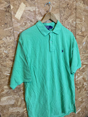 Vintage Y2K green polo shirt size large by Ralph Lauren