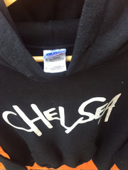 Chelsea UK hardcore punk rock band sex pistols black double print hoody size large