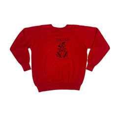 Vintage 90s The Nutcracker Dakota Dance Association red crew neck theatre sweater size medium