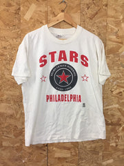 Vintage 90s USA Philadelphia Stars baseball team Souvenir white red t-shirt size large