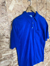 Vintage 90s Quirky Hawaiian Dredging & Construction Co souvenir USA blue polo collared t-shirt size large