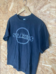 Vintage Y2K black Starkins British pop rock punk band quirky souvenir punk band t-shirt size large
