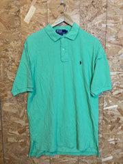 Vintage Y2K green polo shirt size large by Ralph Lauren