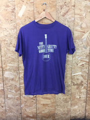 Vintage 80s Nitty Gritty Good Time Four band purple quirky USA souvenir t-shirt size large