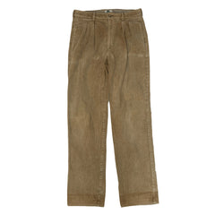 Vintage 90s beige tan jumbo corduroy trousers size W32 L34 by Celo