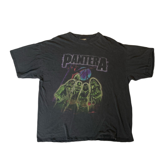 Vintage 90s thrashed Pantera double sided distressed band t shirt size XL