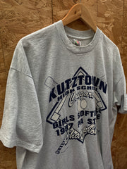Vintage 97 Kutztown USA grey single stitch t-shirt size XL by Fruit of the loom