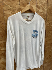 Vintage Ski Race 1997 Enforcement Long Sleeve Single Stitch T-Shirt L White