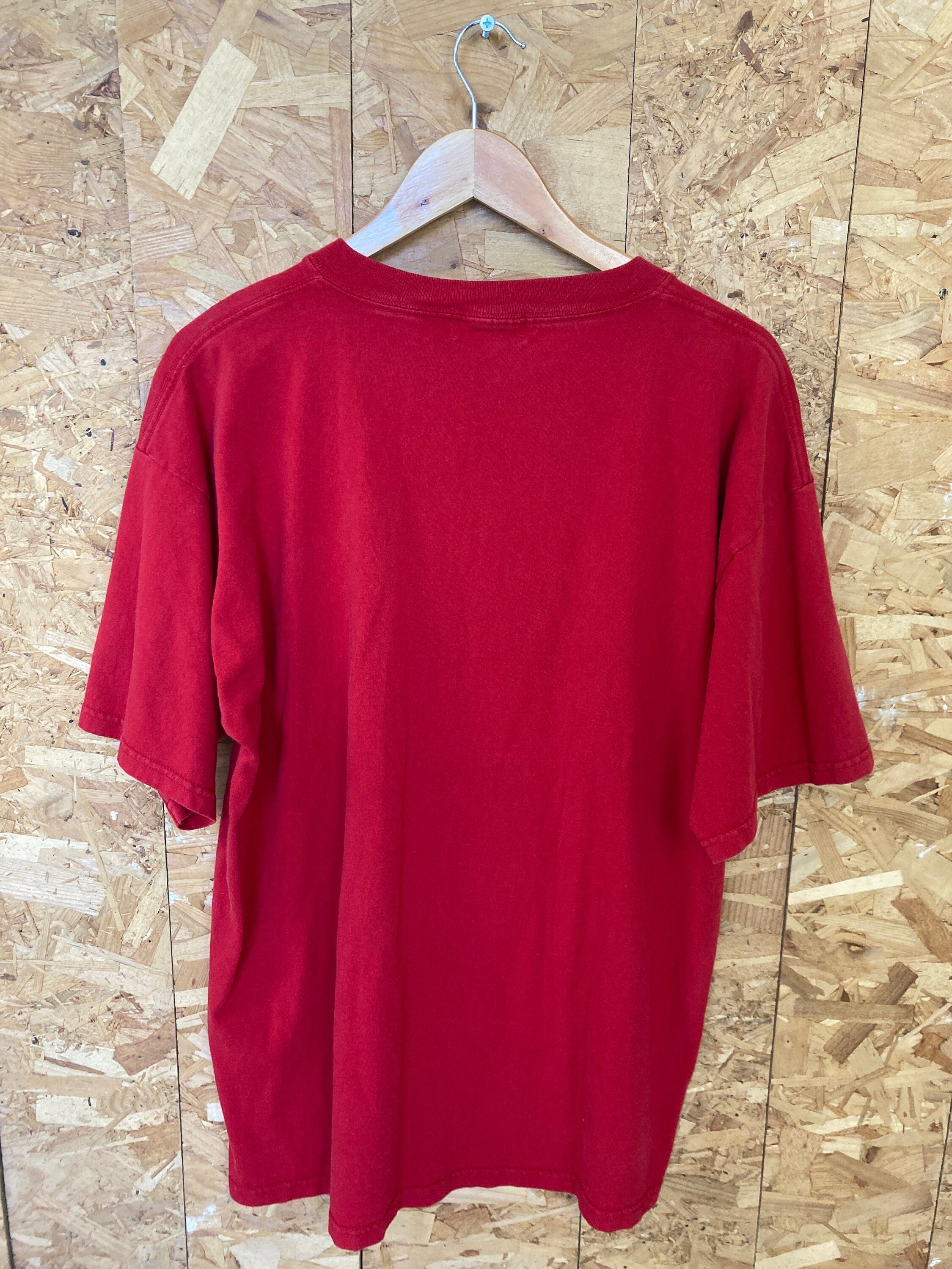 Vintage 99 Wisconsin Rose Bowl champions red USA souvenir tshirt size XL