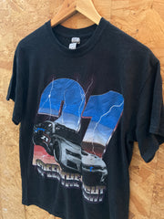 Vintage Y2K  Speed The Light 21 nascar style souvenir black t-shirt size medium