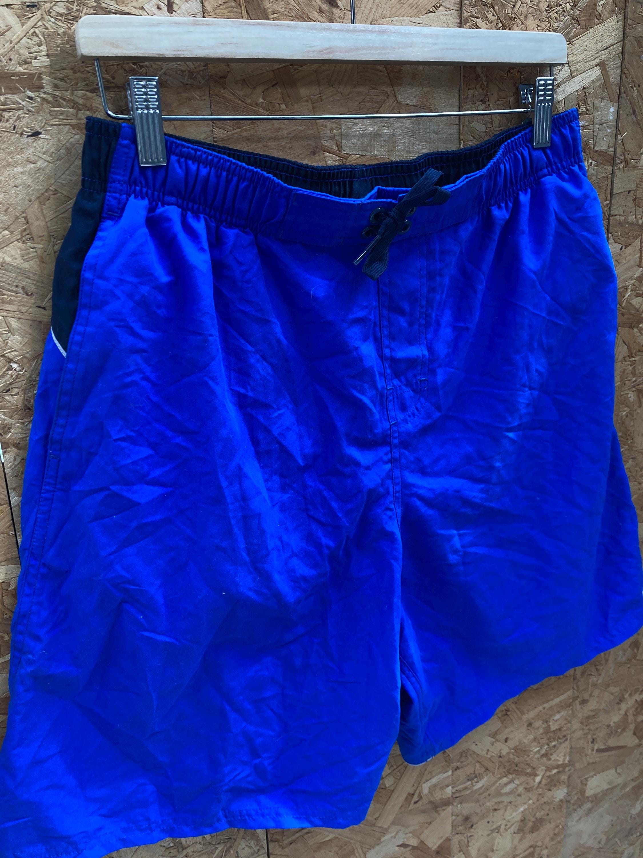 Vintage Y2K Nike blue navy swimming shorts size large