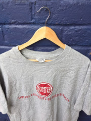 Vintage 90s Indiana University of Pennsylvania USA souvenir college varsity grey single stitch t shi