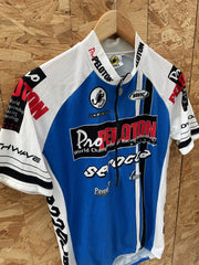 Vintage 90s Castelli Squadra Team Issue Peleton Cycling Jersey Size L