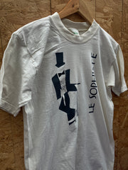 Vintage 90s Le Sophist quirky single stitch white souvenir t-shirt size medium