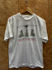 Vintage 90s Lincoln Park Zoo souvenir single stitch white t-shirt size large