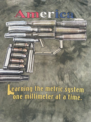 Vintage The Mountain "America" Gun Graphic T-Shirt Size L Tie-Dye