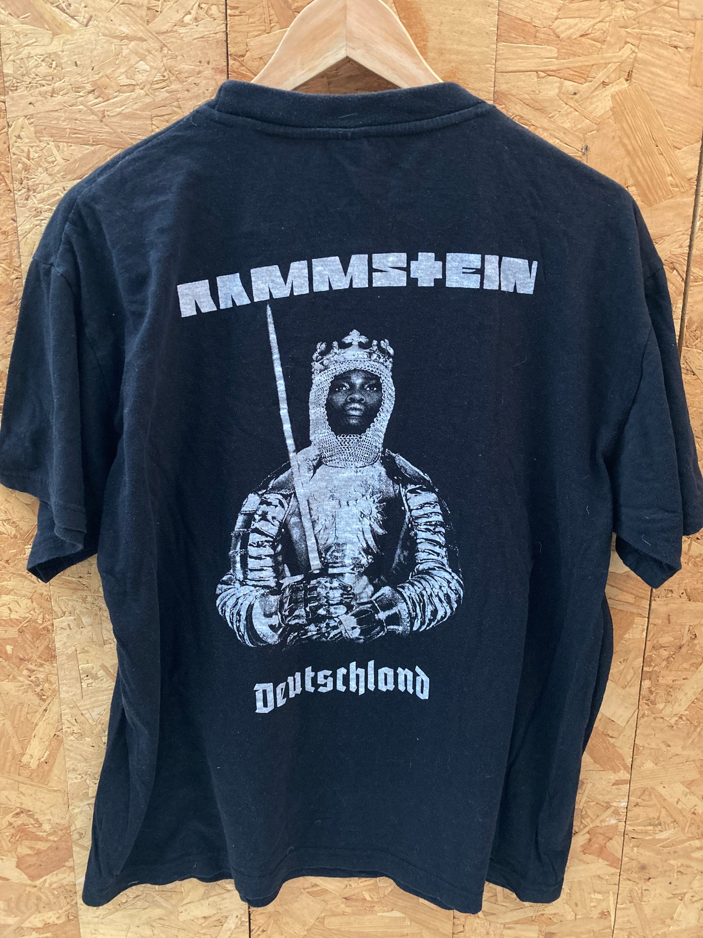 Ramstein Deutschland controversial single release rare promo t-shirt size XL