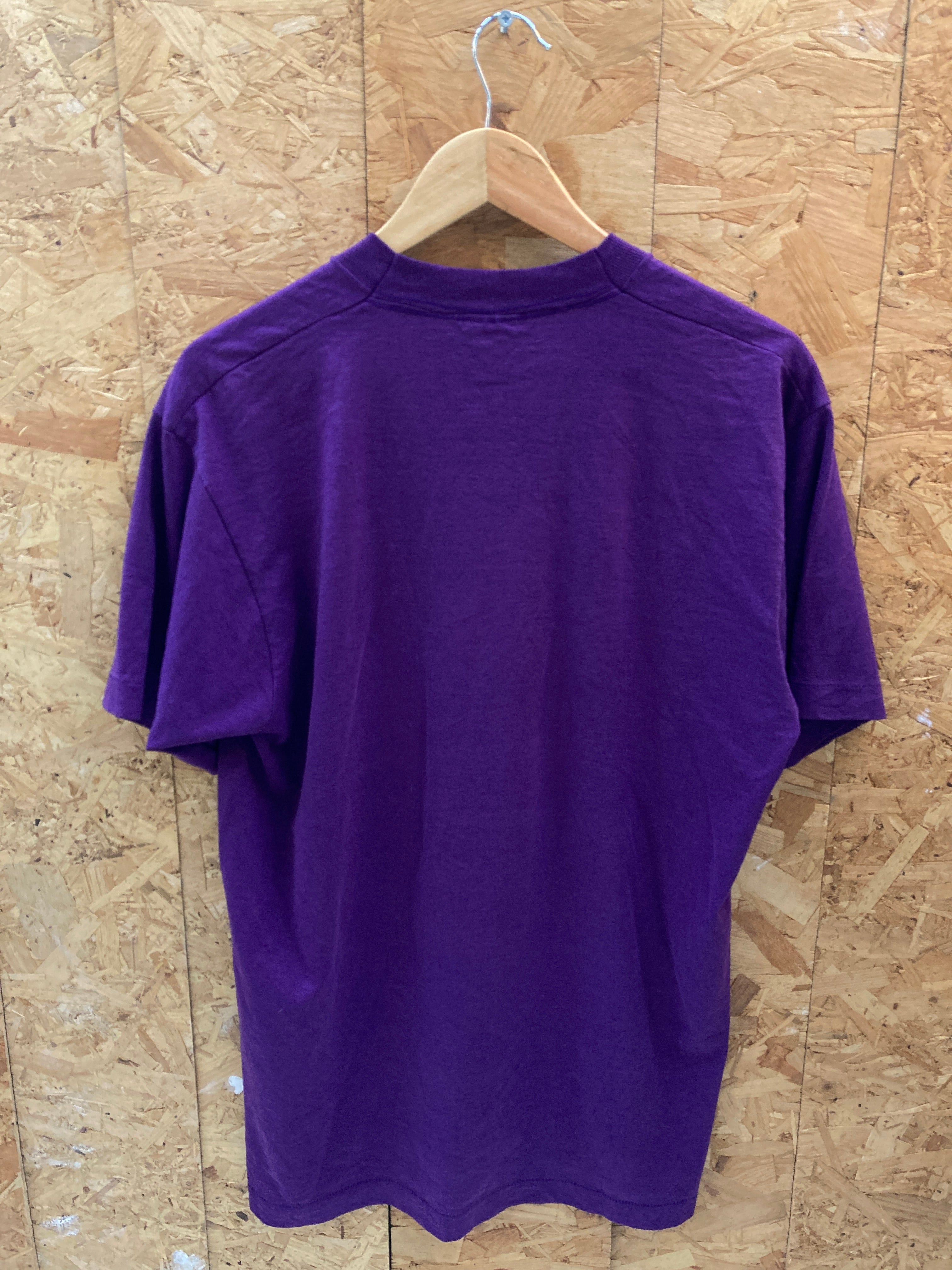 Vintage 90s purple Las Vegas card pack souvenir single stitch t-shirt size XL