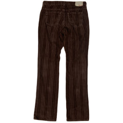 Vintage Y2K Mustang womens brown ribbed bootcut corduroy trousers size W29" L34"