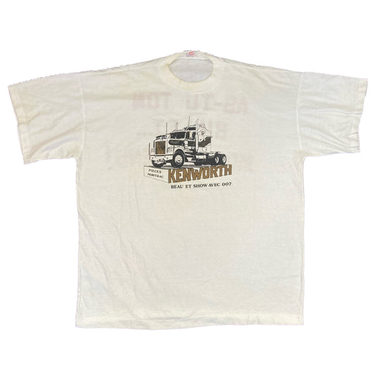 Vintage 90s Kenworth trucks Canadian single stitch souvenir t-shirt size large