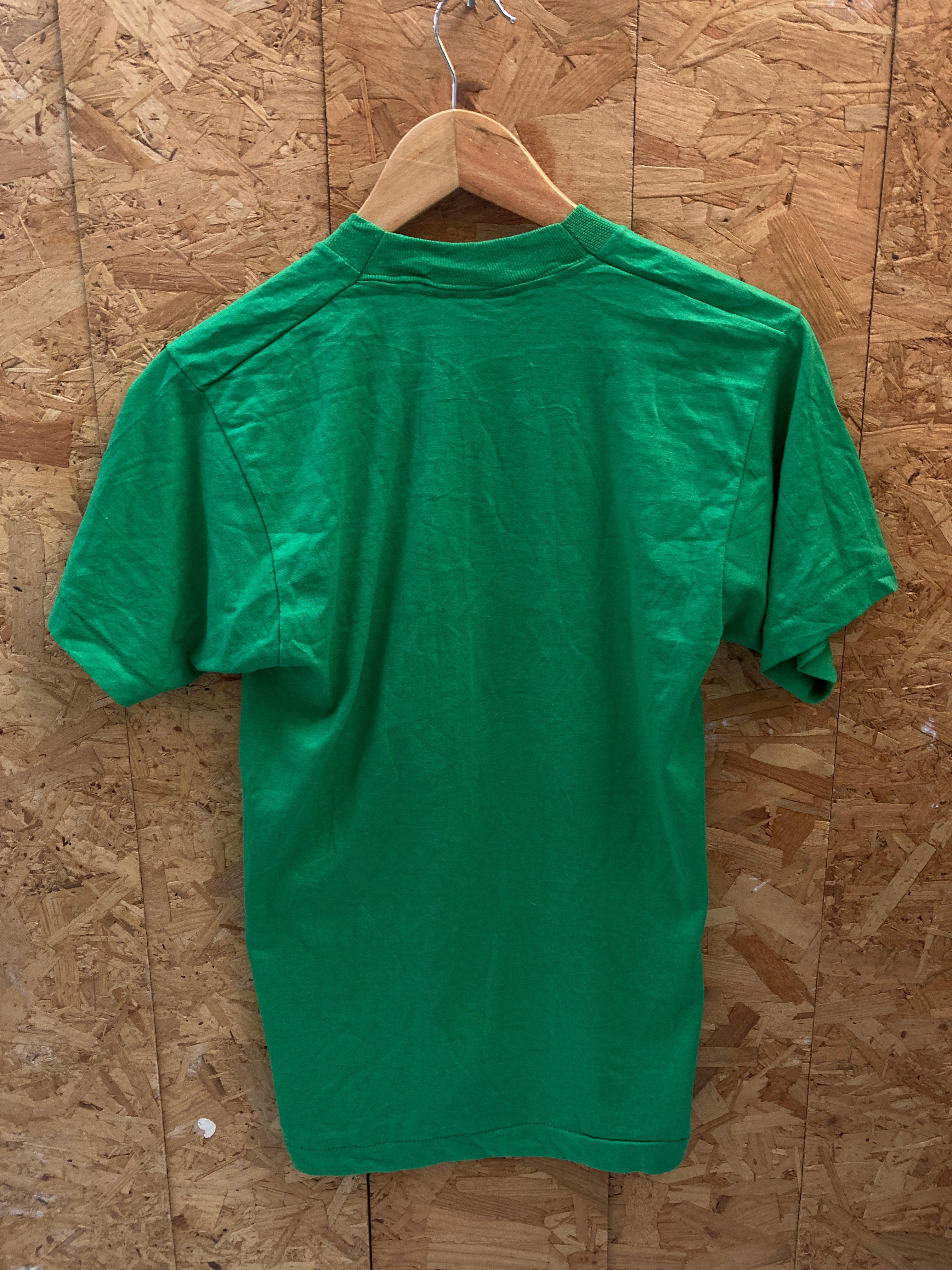 Vintage 80s Boise cascade quirky green single stitch t-shirt size small