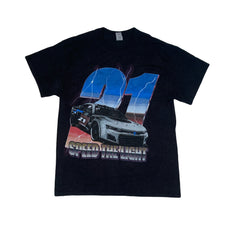 Vintage Y2K  Speed The Light 21 nascar style souvenir black t-shirt size medium