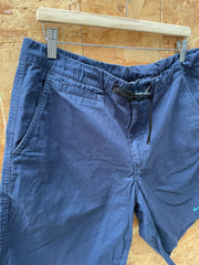 Vintage Y2K Vans navy blue chino style mens skater shorts size XL adjustable waist