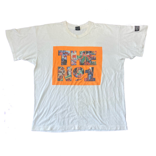 Vintage 90s Carling The No1 souvenir beer single stitch white t-shirt size XL