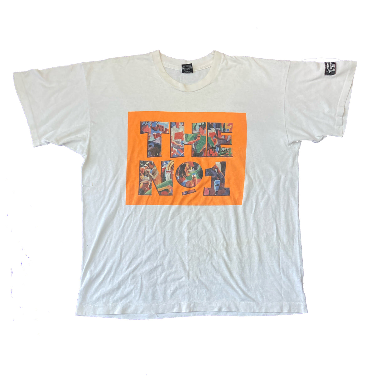 Vintage 90s Carling The No1 souvenir beer single stitch white t-shirt size XL