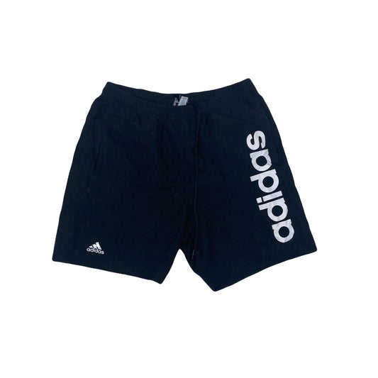 Vintage Y2K Adidas spell out black white swim summer shorts size medium