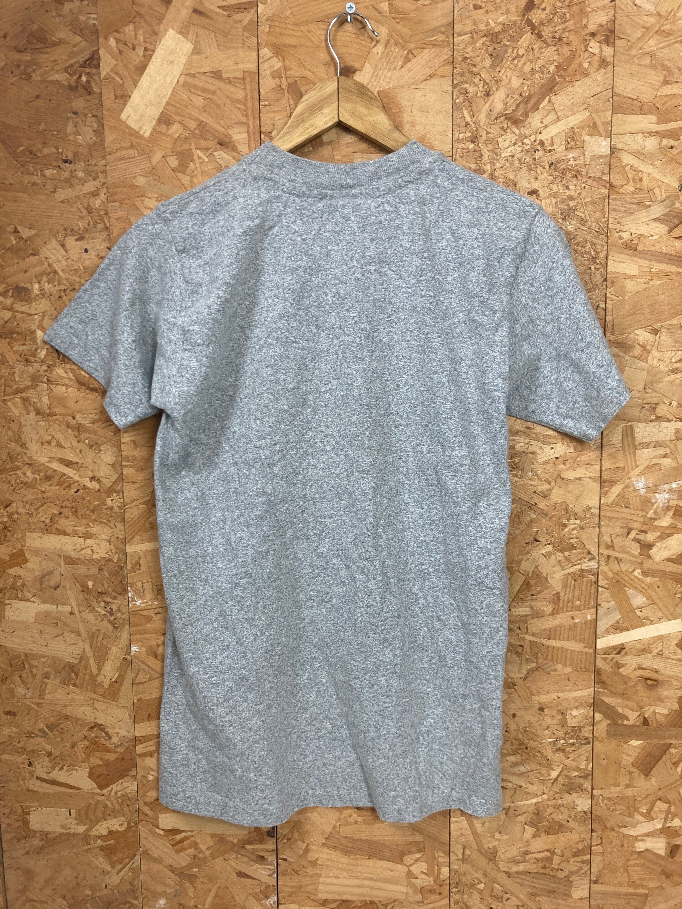 Vintage 80s USA souvenir Colgate college varsity high school print grey T-shirt size small